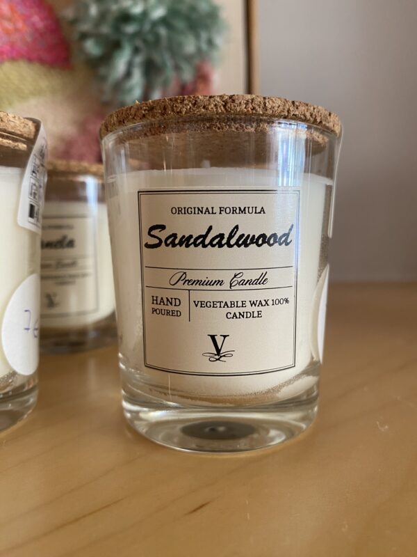 velas decorativas sandalo