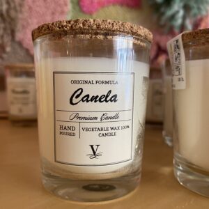 Vela aromática de canela